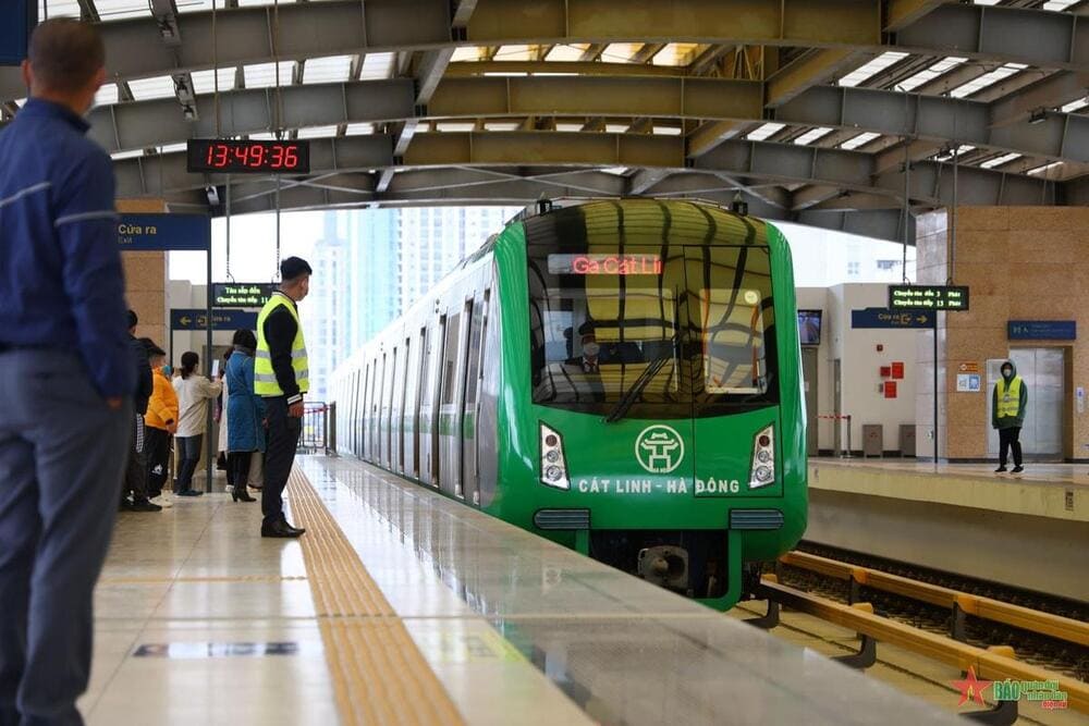 Ga Cát Linh hiện đại với những góc chụp đẹp như phim Hàn (Nguồn: Báo Quân đội nhân dân)